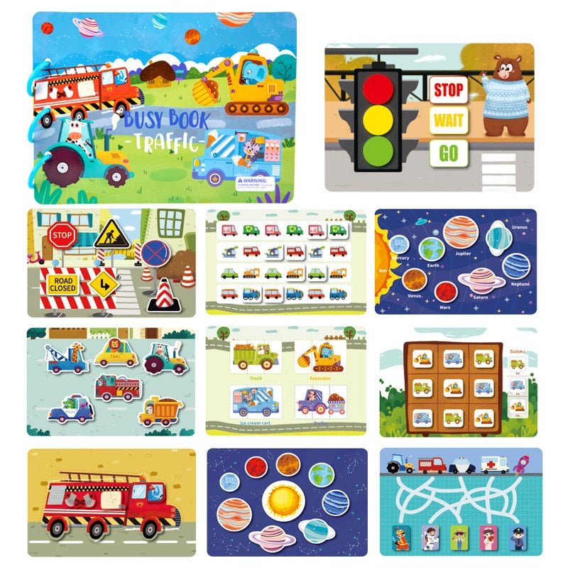 Montessori Sensory Book - Keep Kids off Devices!