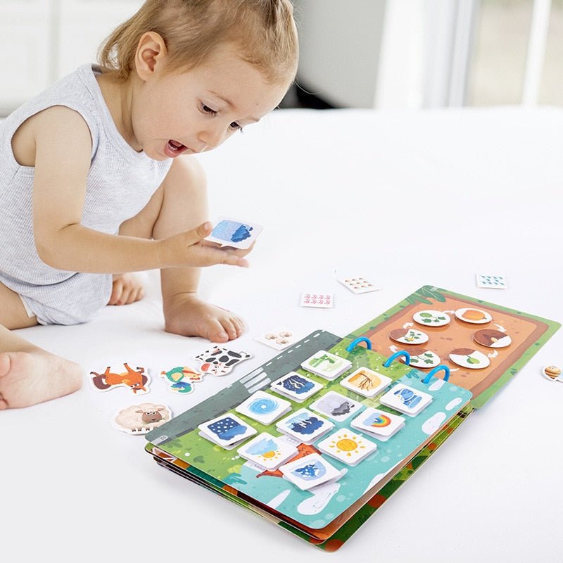 Montessori Sensory Book - Keep Kids off Devices!